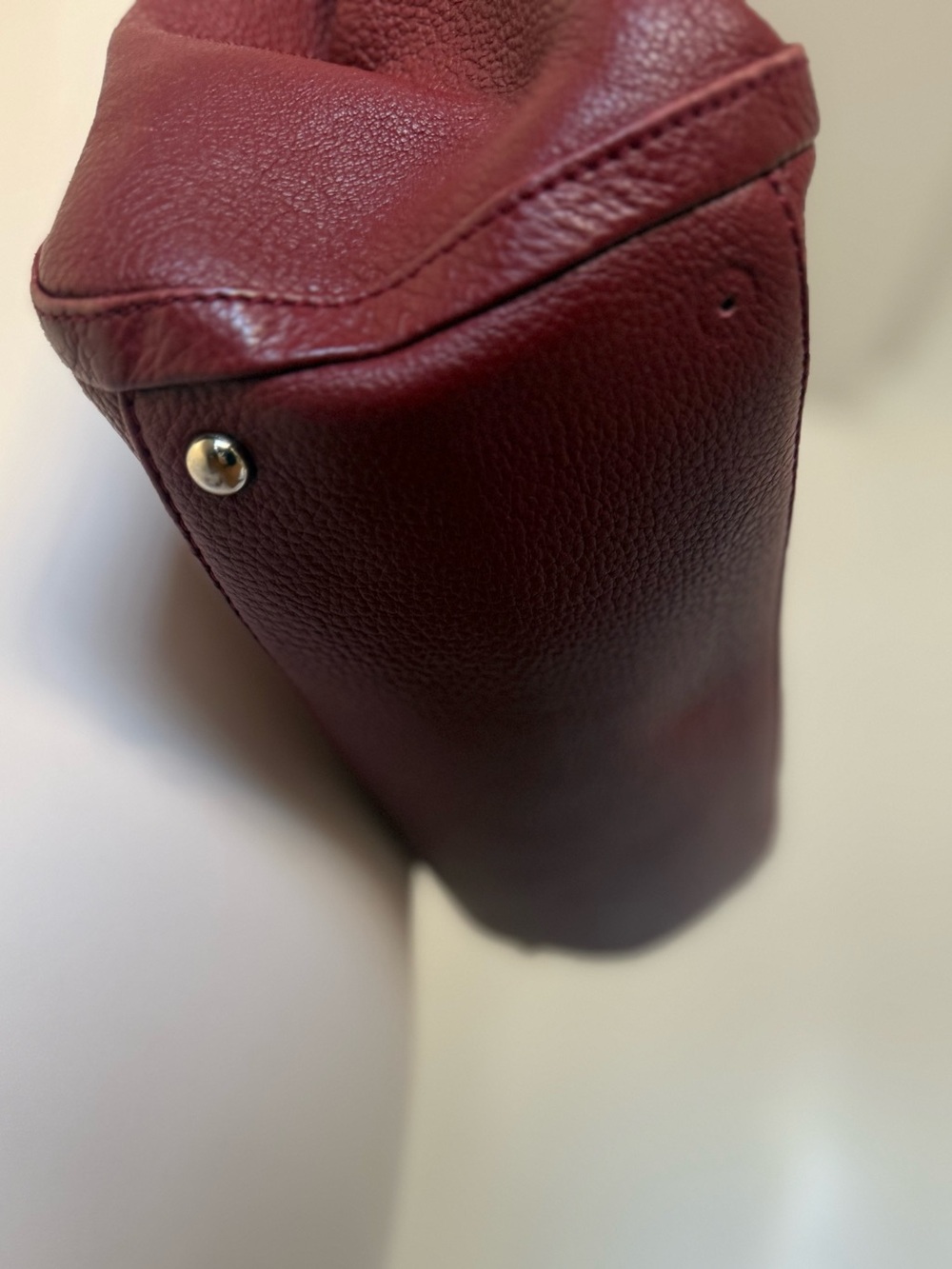 Gucci Soho Shoulder Bag Red Burgundy Medium Size - Picture 3 of 14
